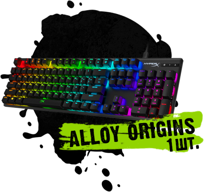 Клавиатура игровая проводная HyperX Alloy Origins