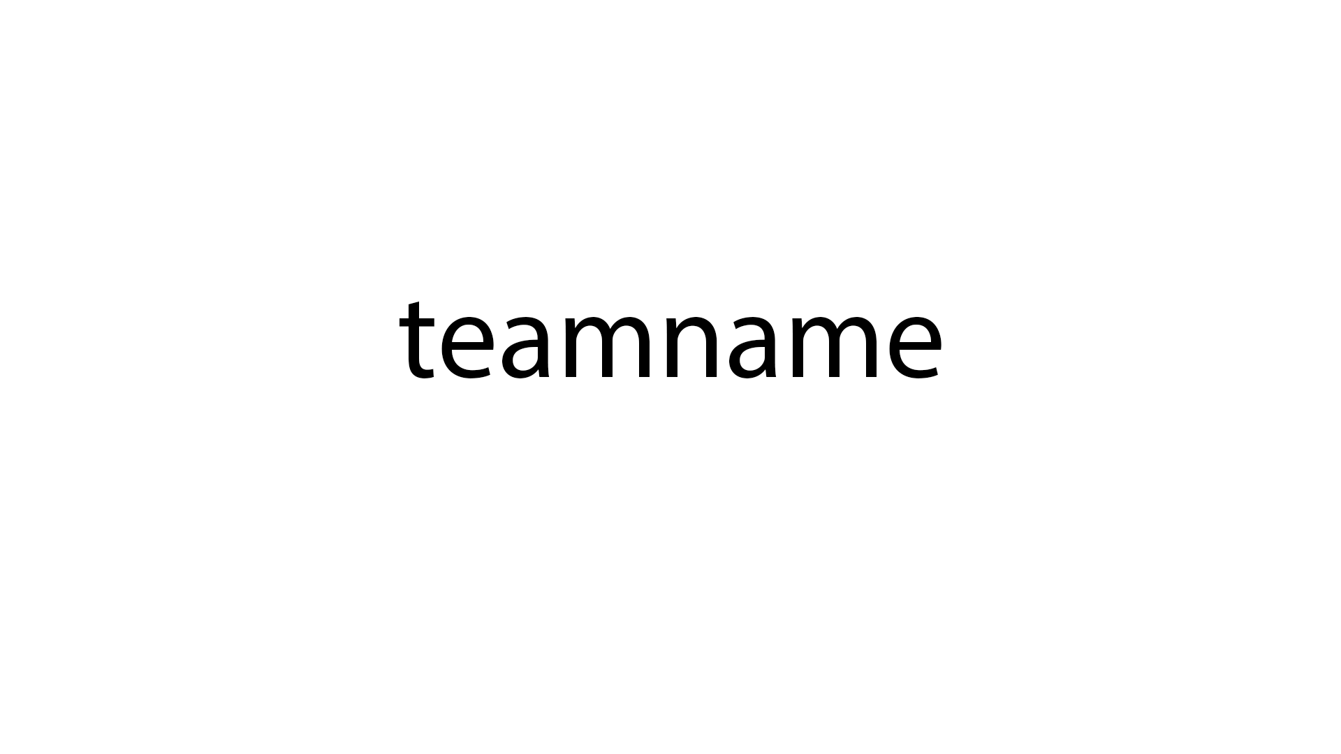 teamname